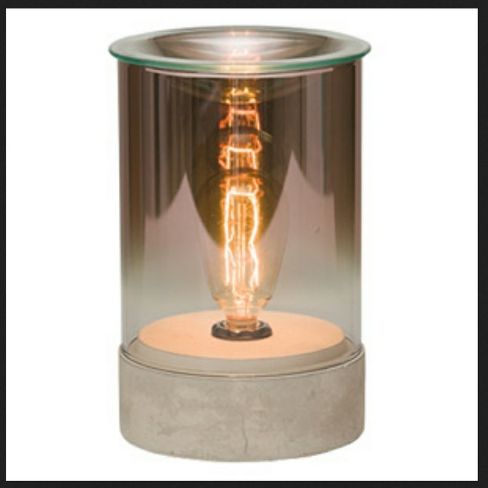 Scentsy Parlor wax warmer shade, base, bulb & wax